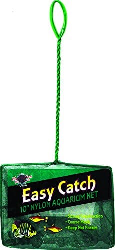 Blue Ribbon Easy Catch Coarse Mesh Nylon Aquarium Net Green - 10 In