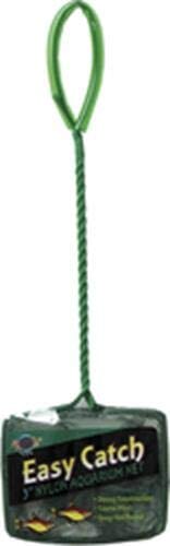 Blue Ribbon Easy Catch Coarse Mesh Nylon Aquarium Net Green - 3 In