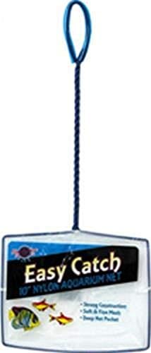 Blue Ribbon Easy Catch Fine Mesh Nylon Aquarium Net Blue - 10 In