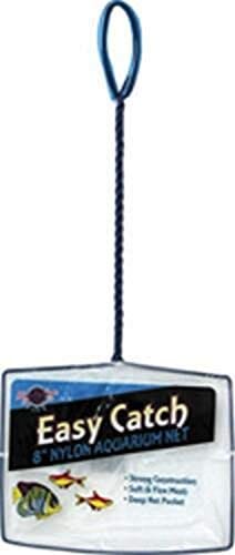 Blue Ribbon Easy Catch Fine Mesh Nylon Aquarium Net Blue - 8 In
