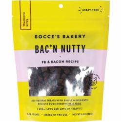Bocce's Bakery Nutty Bacon Dog Training Treats - 6 Oz