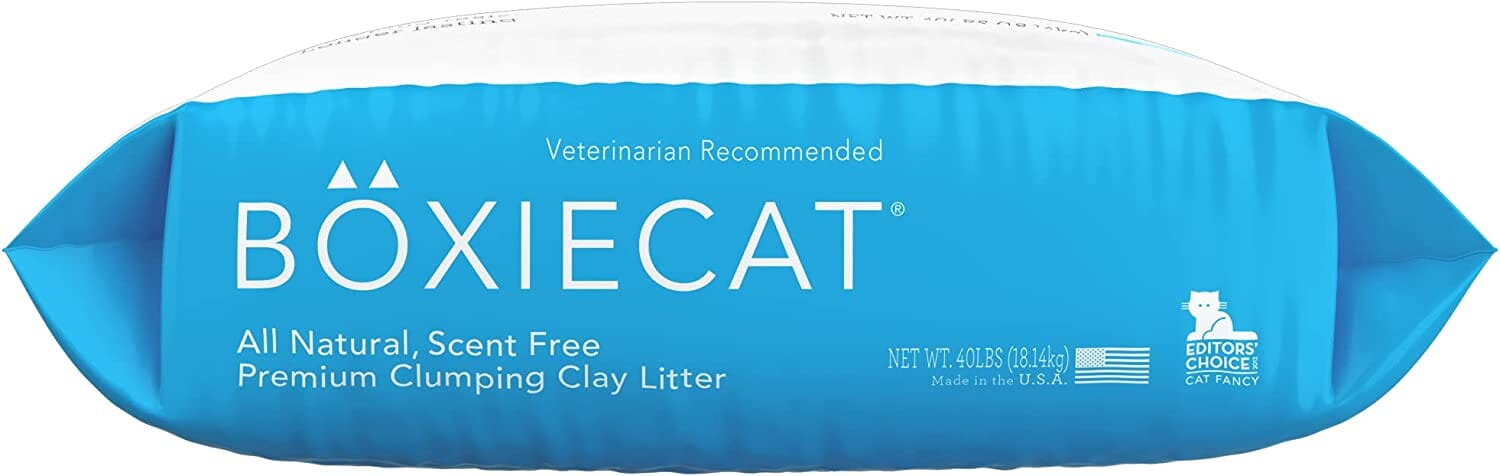 Boxiecat Scent-Free Clay Cat Litter - 40 Lbs  