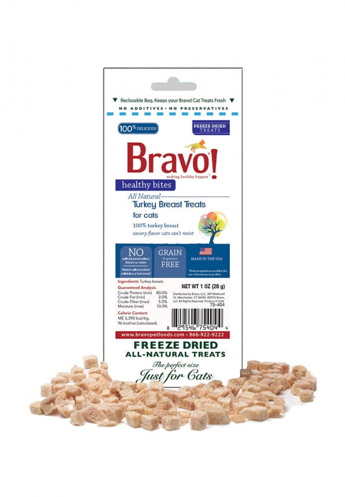 Bravo! Healthy Medley Grain Free Turkey Freeze-Dried Cat Treats
