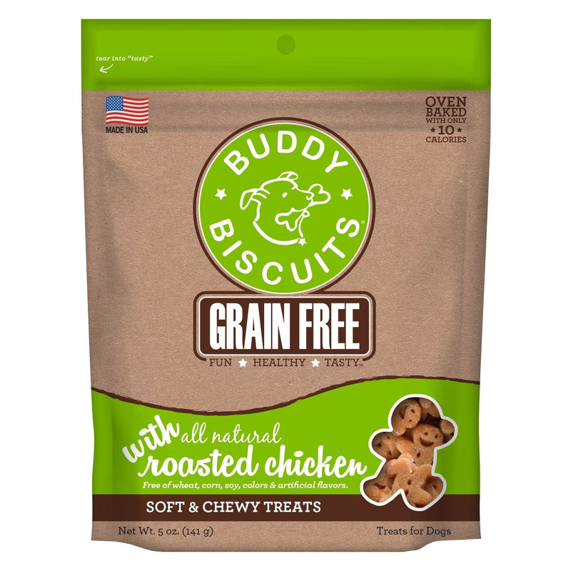 Buddy Biscuits GrainFree Rotisserie Chicken Soft and Chewy Dog Treats