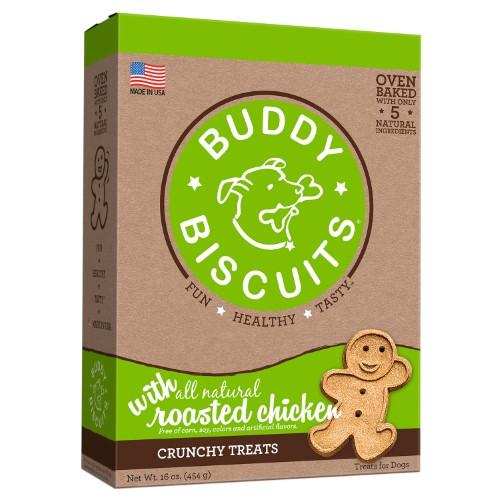 Buddy Biscuits Roasted Chicken Original Baked Dog Treats - 16 oz Bag