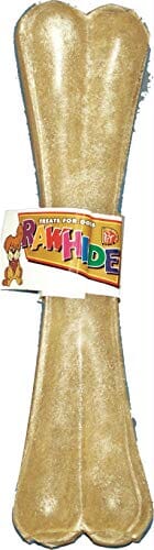 Cadet Gourmet Pressed Rawhide Bone Natural Dog Chews - 10 In
