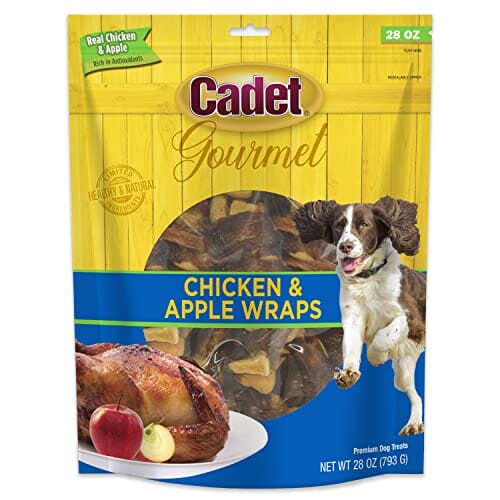 Cadet Gourmet Wraps Natural Dog Treats - Chicken and Apple - 28 Oz