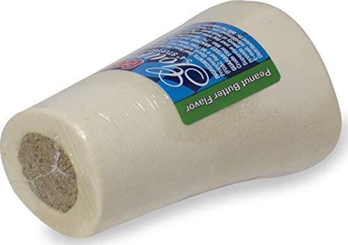 Cadet Stuffed Shin Bone Natural Dog Chews - Peanut Butter - 3-4 In - 24 Pack