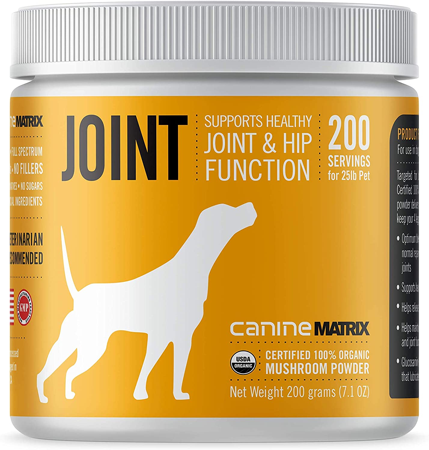 Canine Matrix 200gram (9oz) Joint Flexibility Matrix Dog Supplements - 9 oz