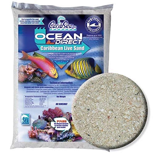 CaribSea Ocean Direct Live Oolite - 5 lb - Pack of 8