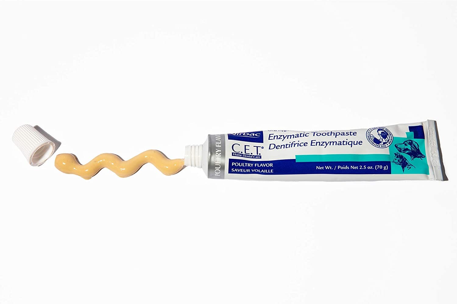 C.E.T. Enzymatic Toothpaste for Dogs & Cats - Poultry - 2.5 Oz - 70 Gm