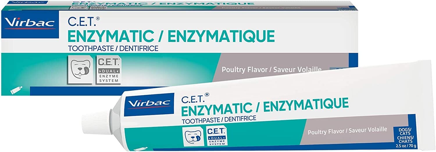 C.E.T. Enzymatic Toothpaste for Dogs & Cats - Poultry - 2.5 Oz - 70 Gm