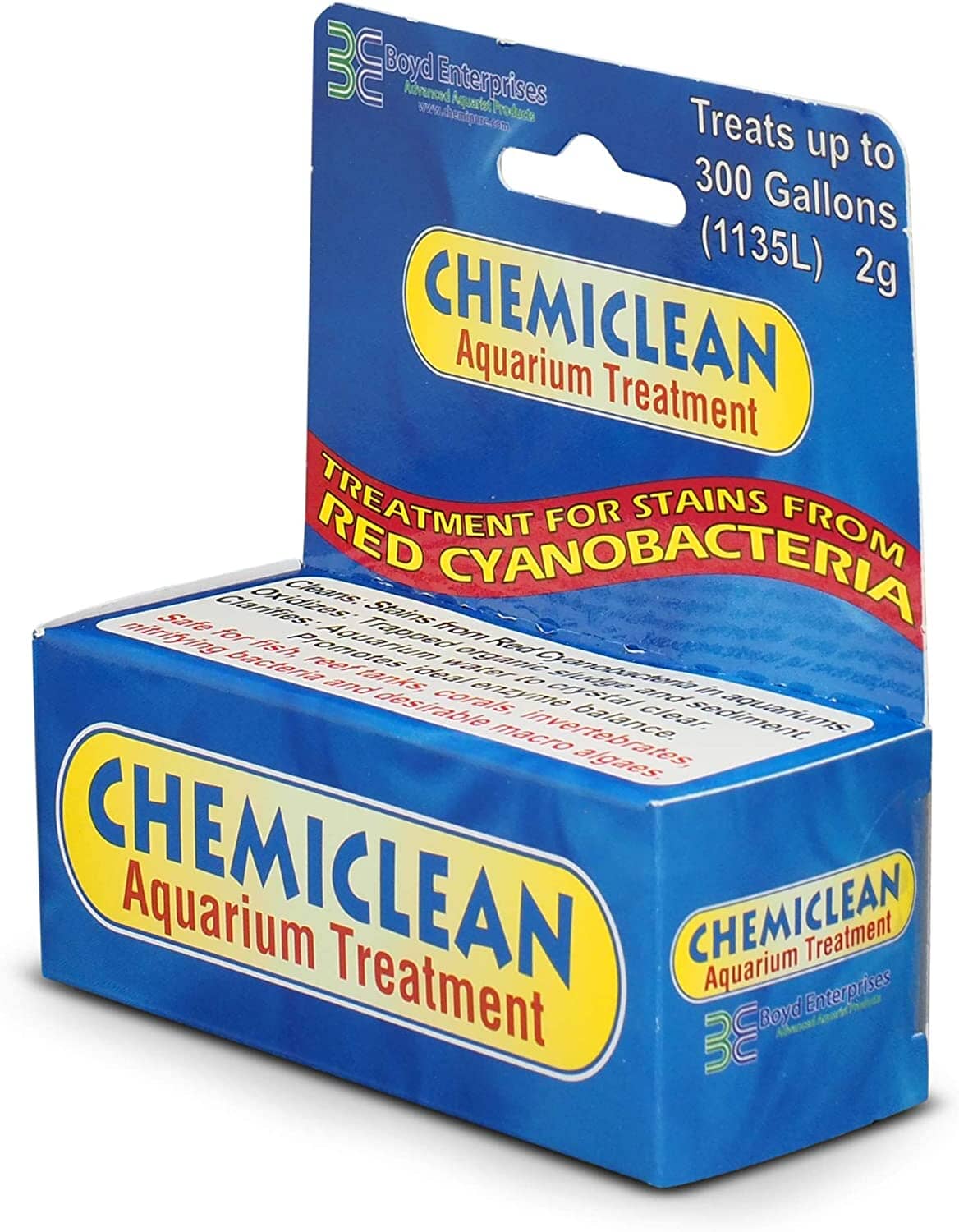 Chemiclean Chemiclean Red Slime Remover Aquarium and Fish Medication - 2 Gm