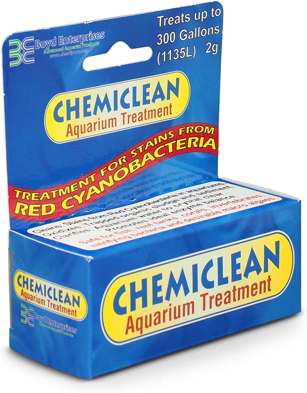 Chemiclean Chemiclean Red Slime Remover Aquarium and Fish Medication - 2 Gm