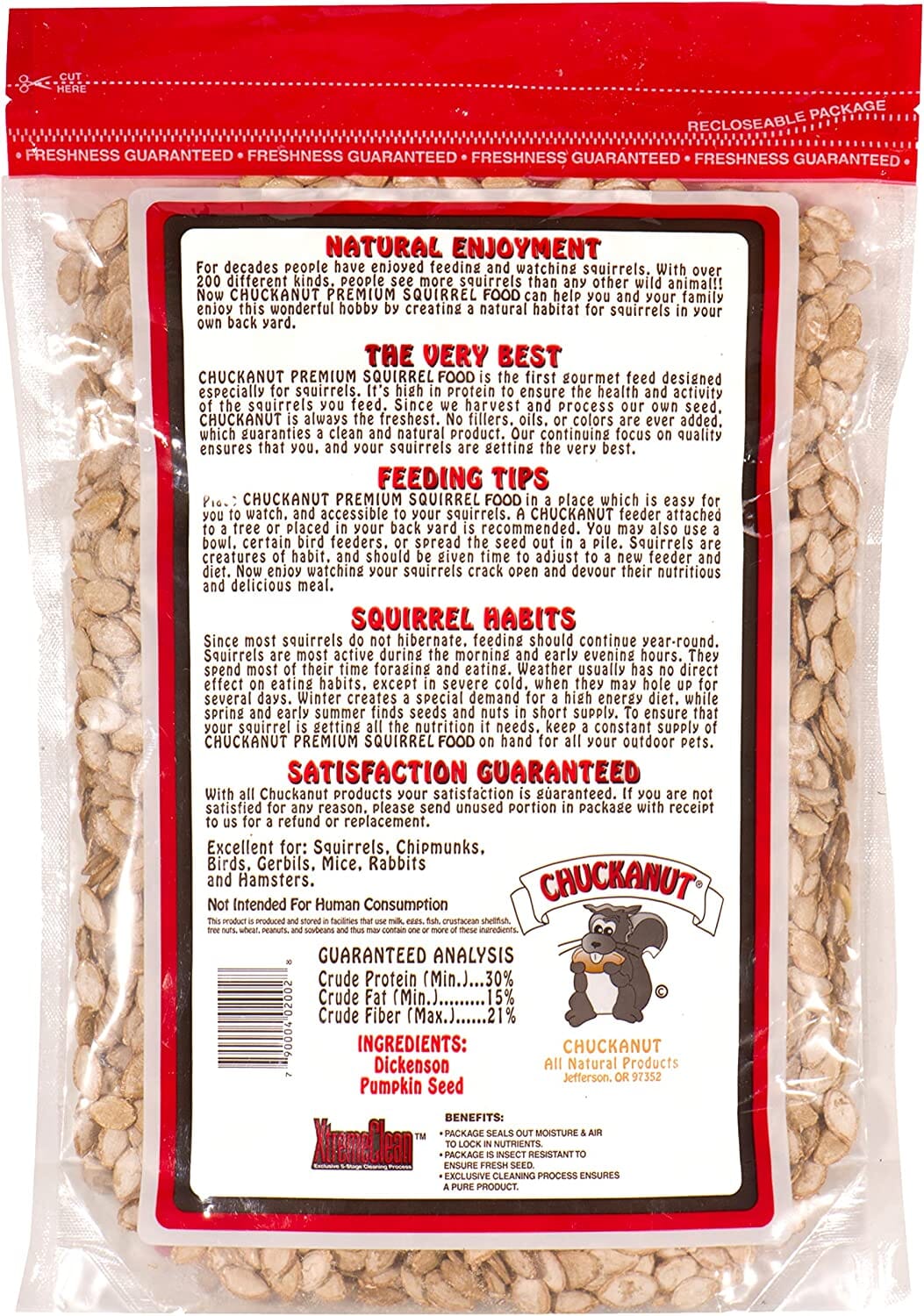 Chuckanut Backyard All Natural Wildlife Blend - 3 Lbs