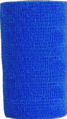 Coflex-Vet Cohesive Bandage - Blue - 4 In X 5 Yd - 18 Pack