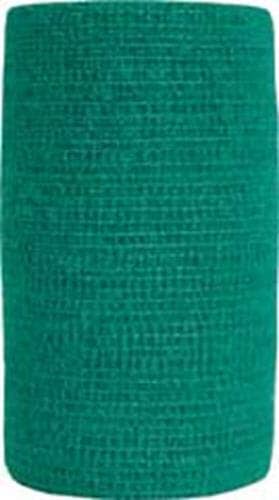 Coflex-Vet Cohesive Bandage - Hunter Green - 4 In X 5 Yd - 18 Pack