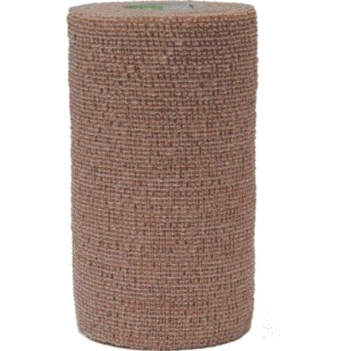 Coflex-Vet Cohesive Bandage - Tan - 4 In X 5 Yd - 18 Pack