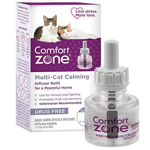 Comfort Zone Multi-Cat Diffuser Refill for Cats - 48 Ml
