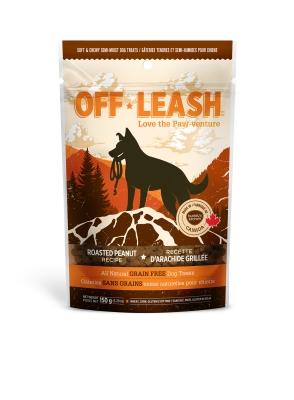 Complete Natural Nutrition Off Leash Mini Trainers Grain Free Roasted Peanut Chewy Dog Treats - 5.3 oz Bag  