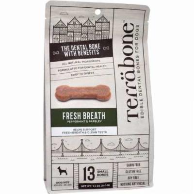 Complete Natural Nutrition Terrabone Fresh Breath Small Dog Deodorizer and Conditioner - 13ct Bag  