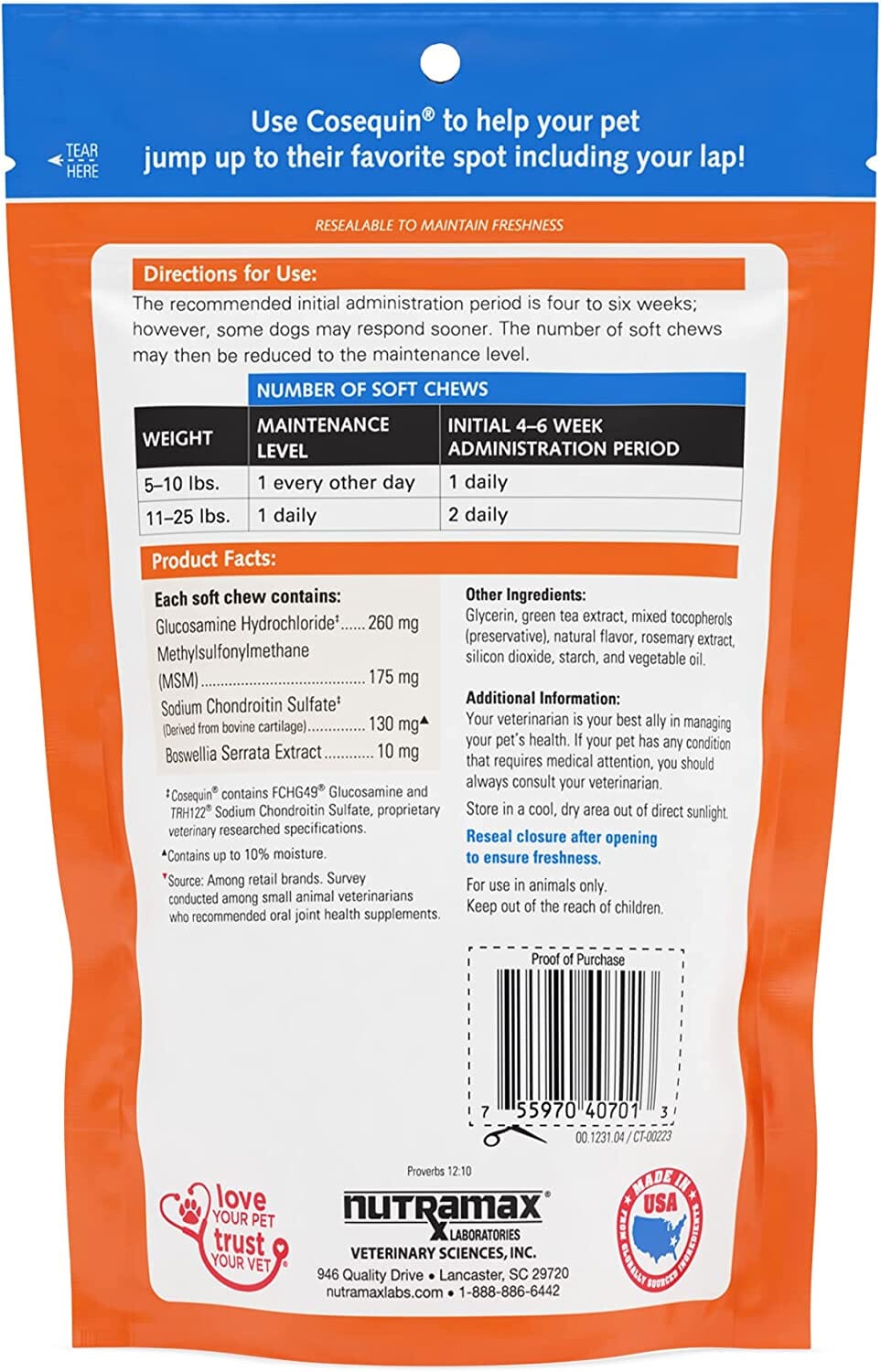 Cosequin Pro Ds Plus Joint Mini Chews for Dogs - 45 Count