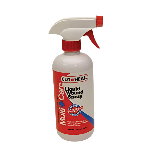 Cut Heal Cut Heal Wound Care Spray Veterinary Supplies Sprays/Daubers - 16 Oz