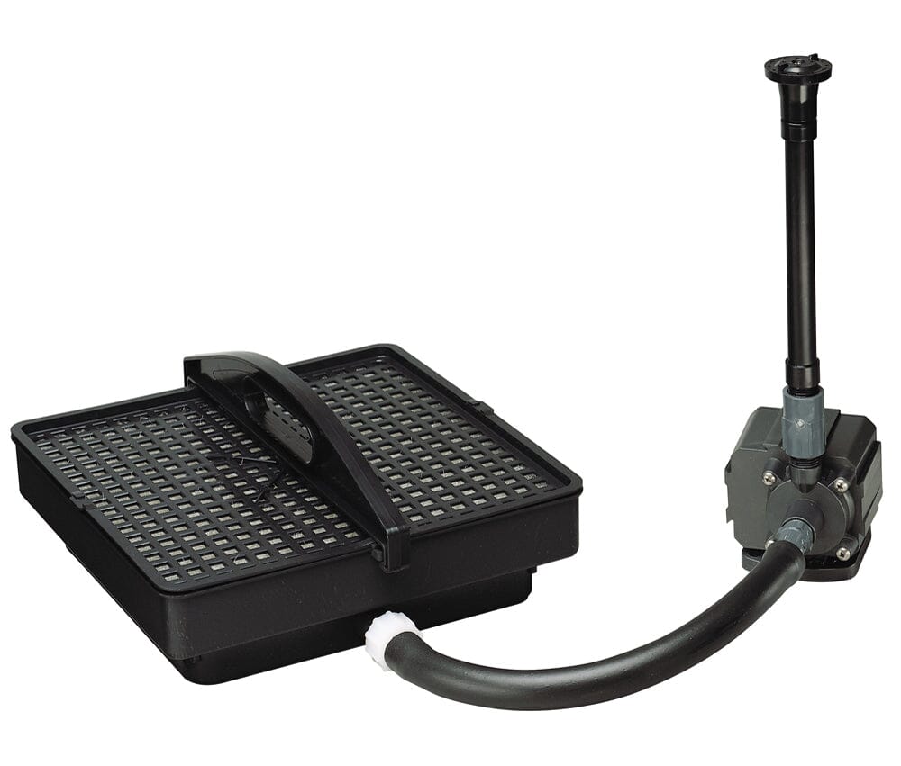 Danner Garden Pond 1700 Filter & Pump Kit - Black - 700 GPH