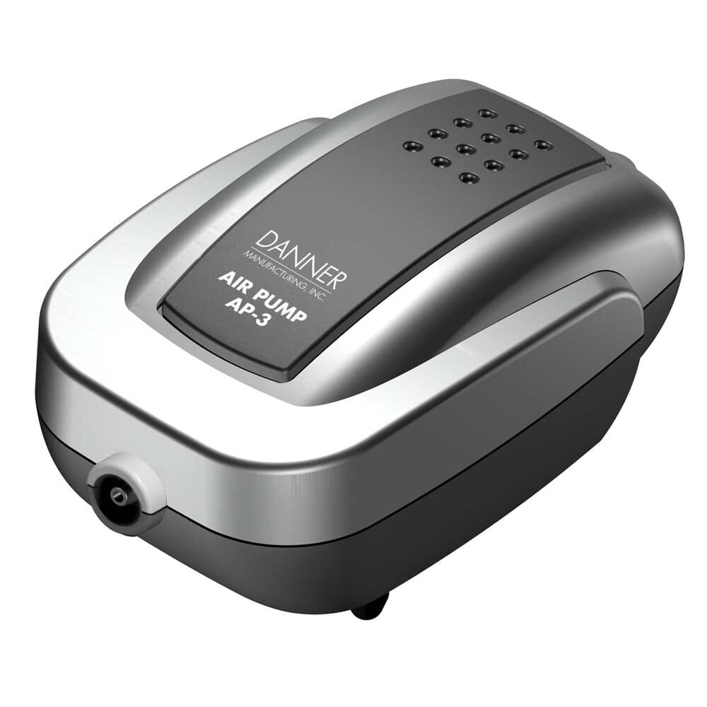 Danner Oxy-Flow AP-3 Low Volume Aquarium Air Pump - Grey