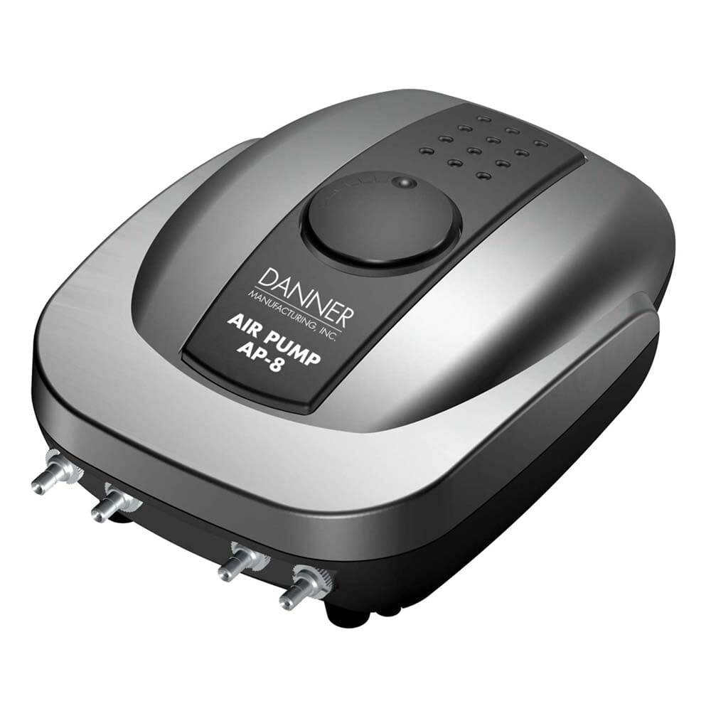 Danner Oxy-Flow AP-8 Low Volume Aquarium Air Pump - Grey