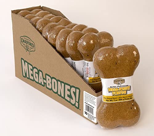 Darford Mega P'Nut Bones Display Box Dog Biscuits - 10 Count