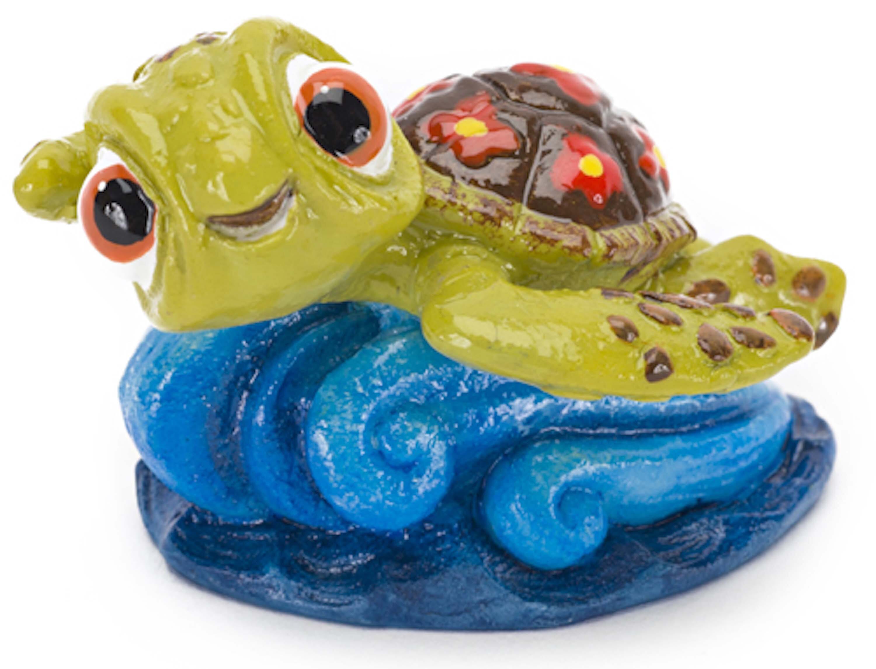 Disney Squirt Aquarium Statue Green, Brown, Blue - 1.25 in - Mini