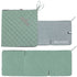 Dog Helios ® 'Boulder-Trek' 3-in-1 Expandable Surface Outdoor Travel Camping Dog Mat Green