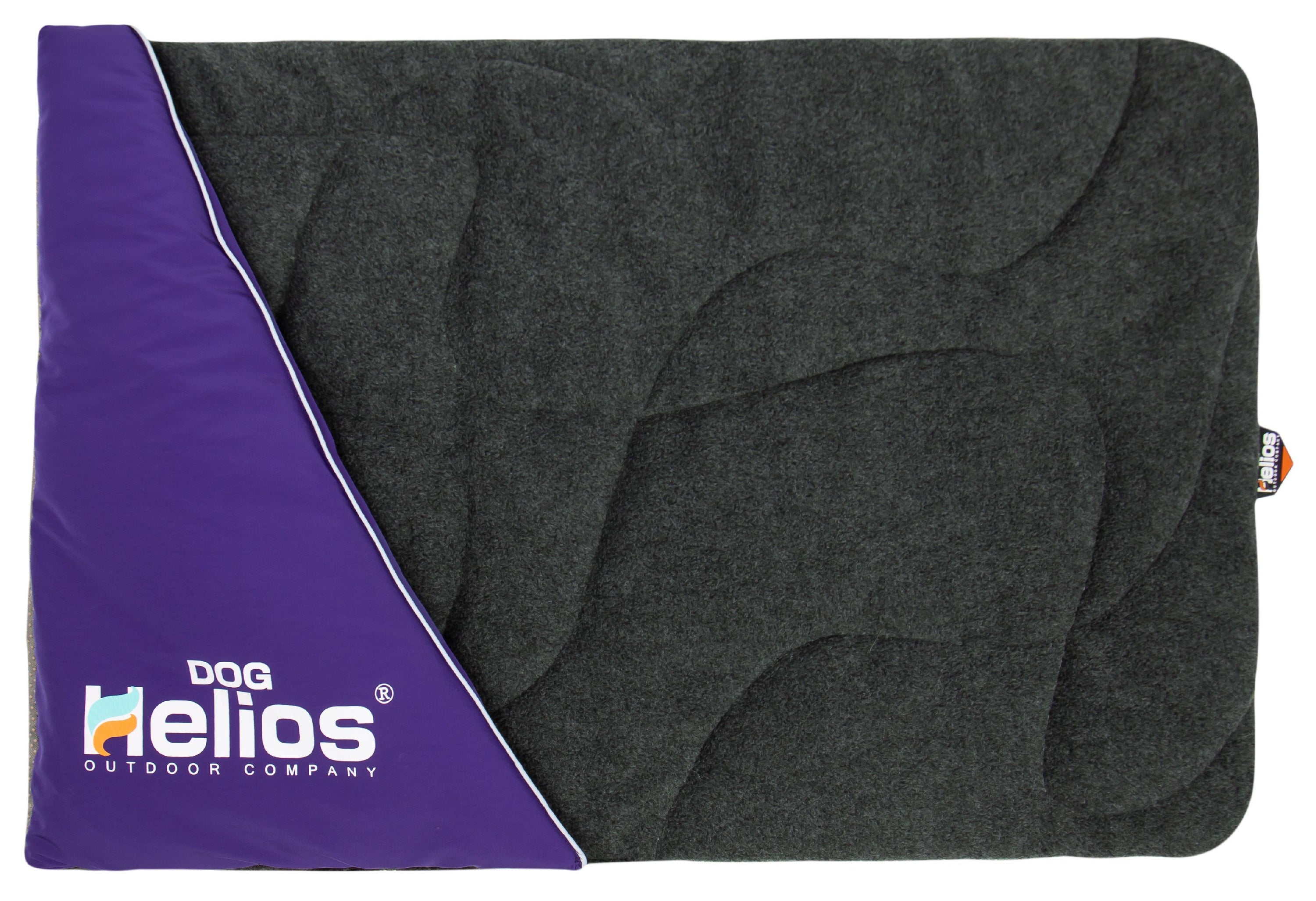 Dog Helios ® 'Expedition' Sporty Travel Camping Pillow Dog Bed Purple, Black