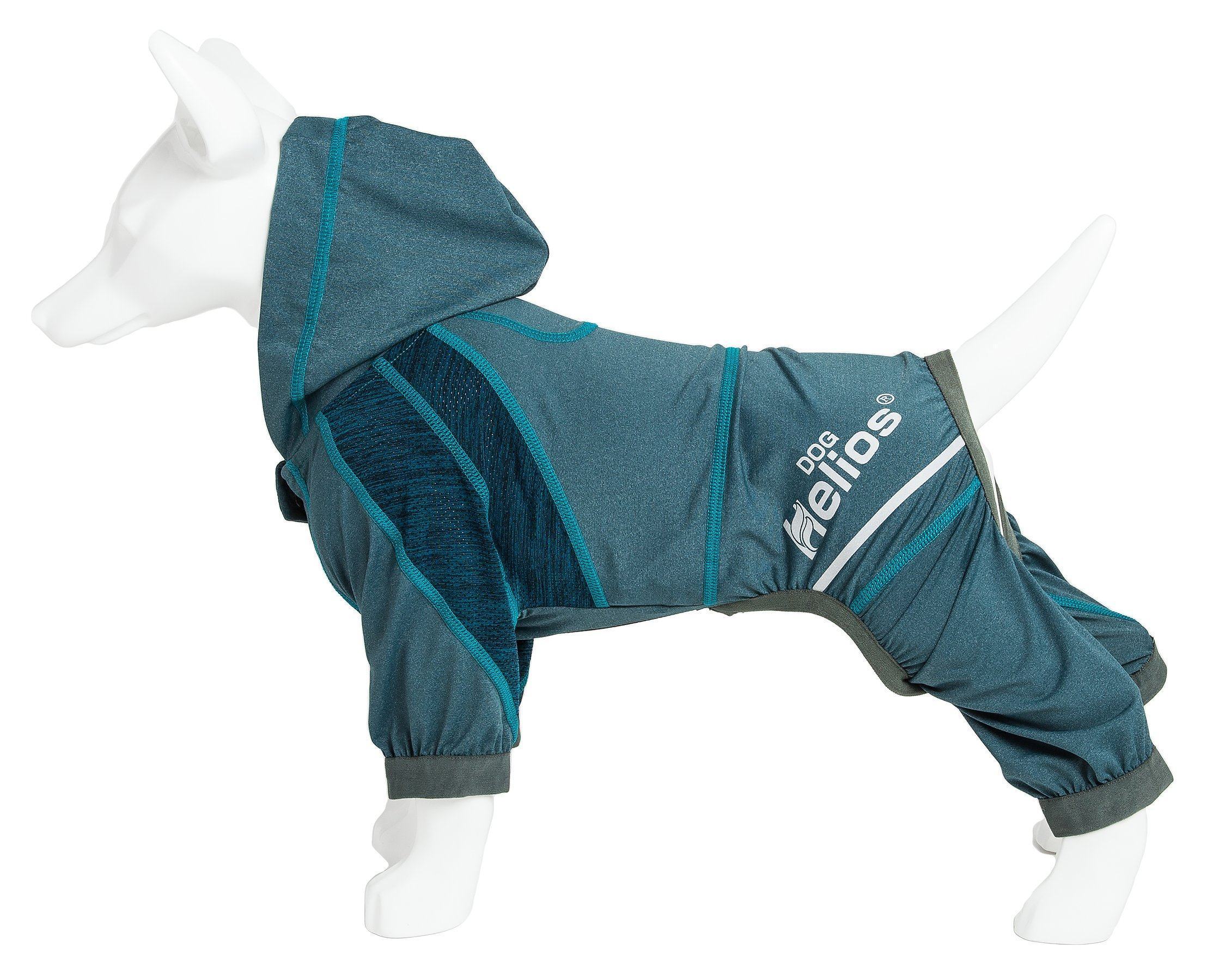 Dog Helios ® 'Namastail' Lightweight 4-Way-Stretch Yoga Performance Dog Tracksuit Hoodie