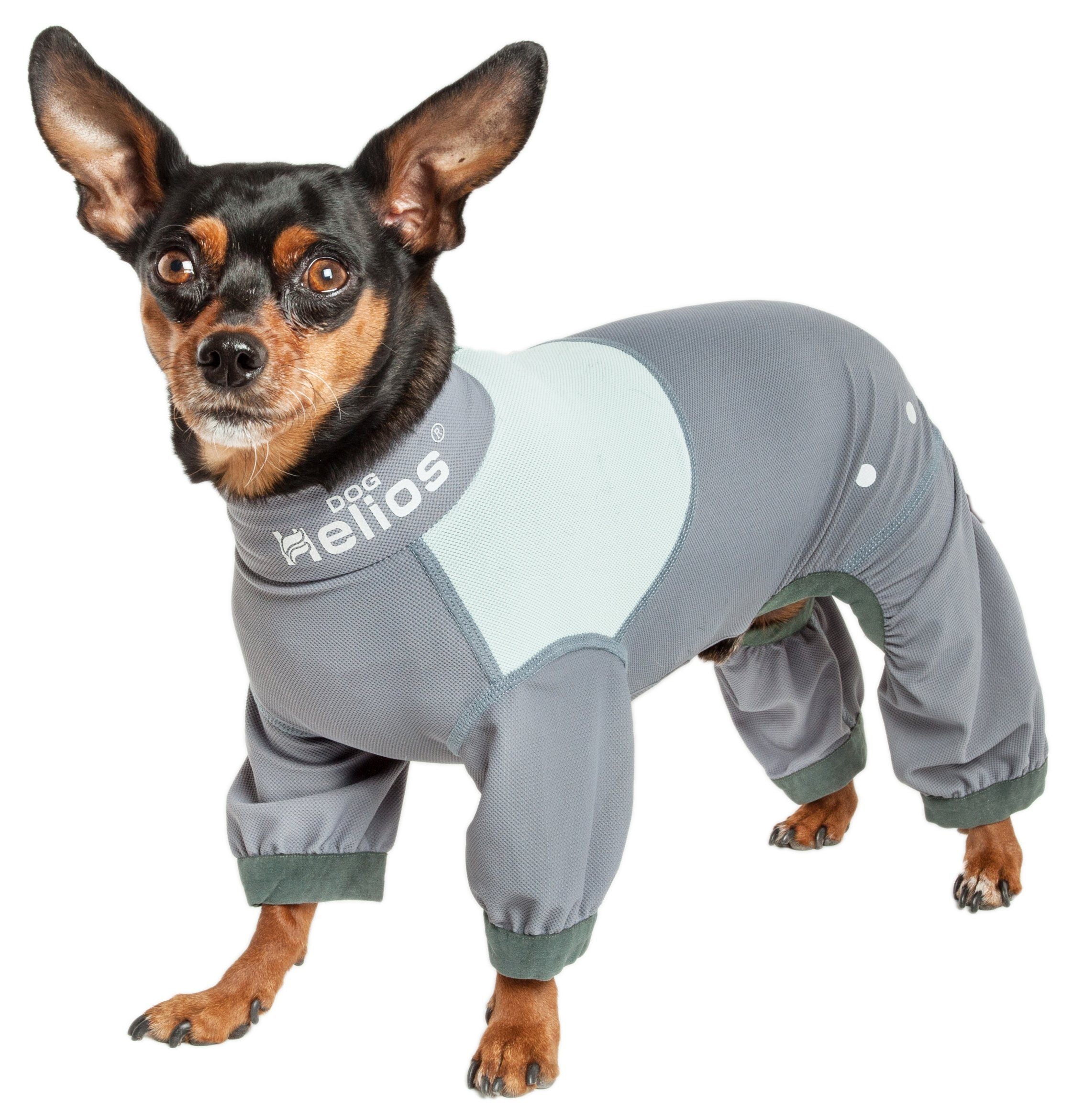 Dog Helios ® 'Tail Runner' Lightweight 4-Way-Stretch Breathable Yoga Dog Tracksuit