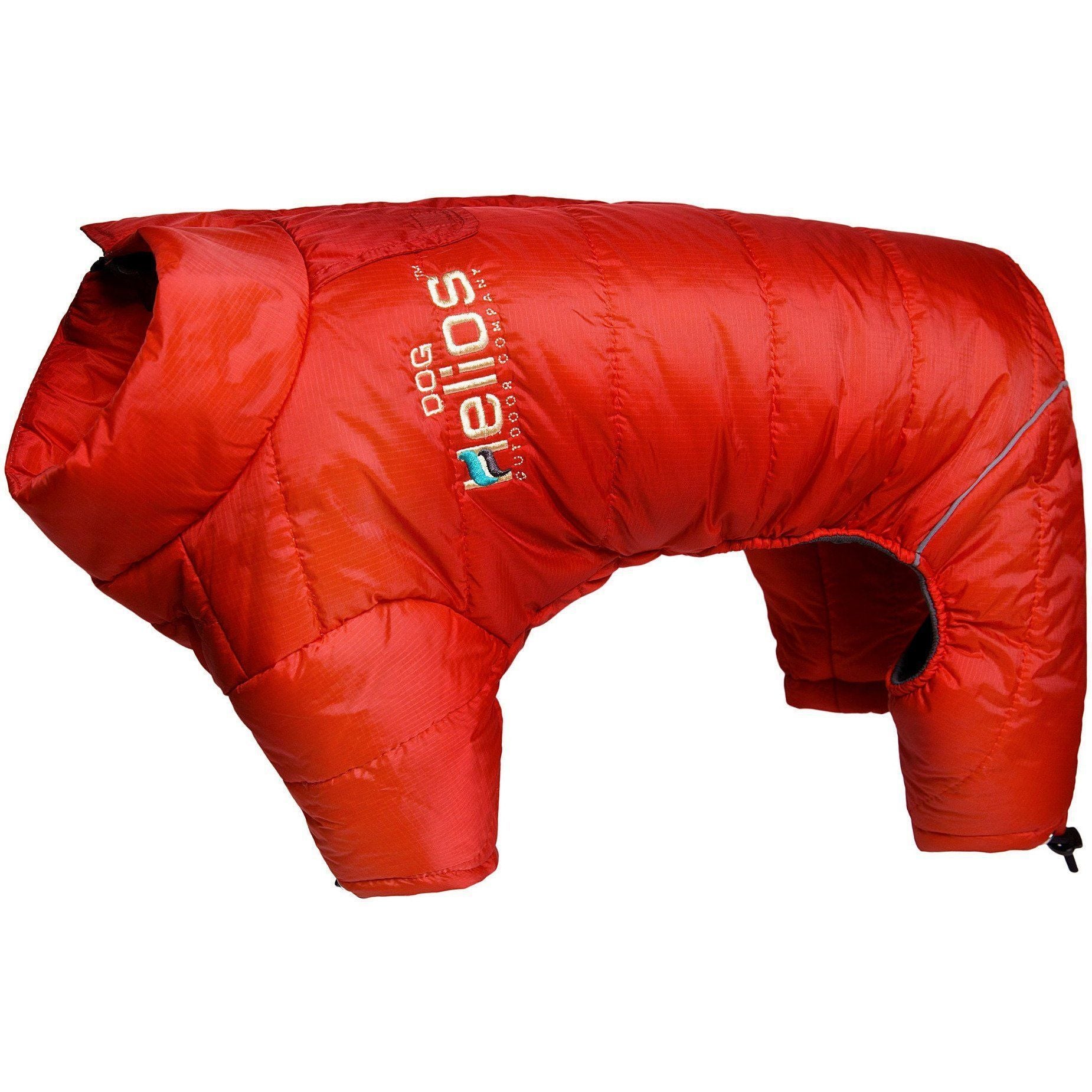 Dog Helios ® Thunder-crackle Adjustable and Reflective Full-Body Waded Winter Dog Jacket X-Small Grenadine Red