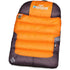Dog Helios ® 'Trail-Barker' Multi-Surface Water-Resistant Travel Camping Dog Bed Sunkist Orange, Dark Grey