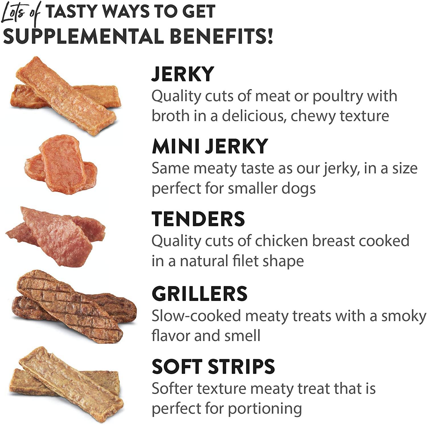 Dogswell Grain Free Jerky Dog Jerky Treats - Salmon–18 oz Bag