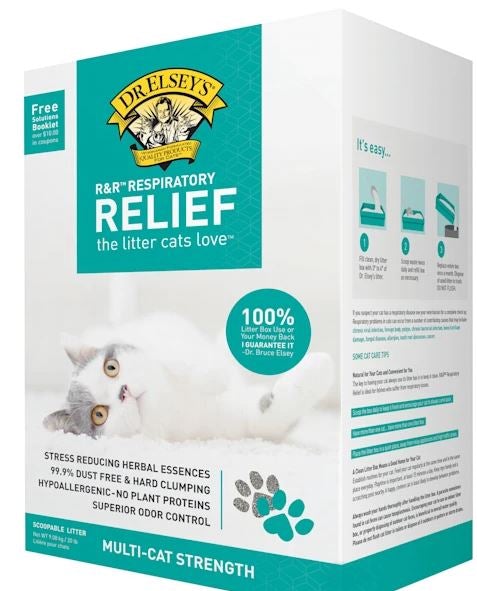 Dr. Elsey's Precious Cat Litter Alternative Premium Clumping Respiratory Relief Clumping Clay Cat Litter - 20 lb Box