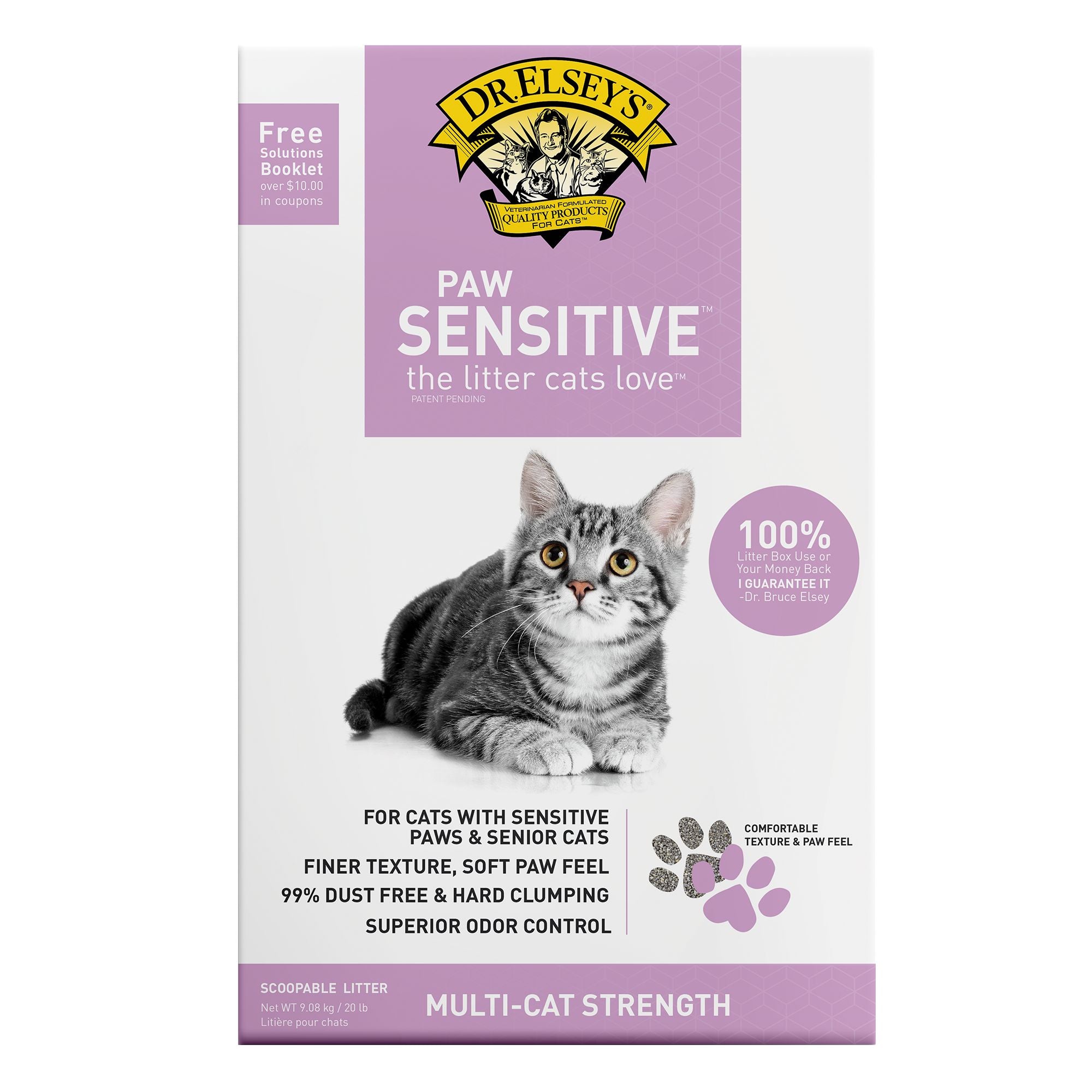 Dr. Elsey's Precious Cat Litter Alternative Premium Clumping Sensitive Paw Cat Litter - 20 lb Box  