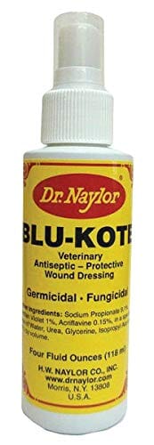 Dr. Naylor Blu Kote Antiseptic Pump Spray Veterinary Supplies Sprays/Daubers - 4 Oz