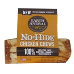 Earth Animal Dog Chews NO HIDE Chicken - 4 Inches - 24 Count