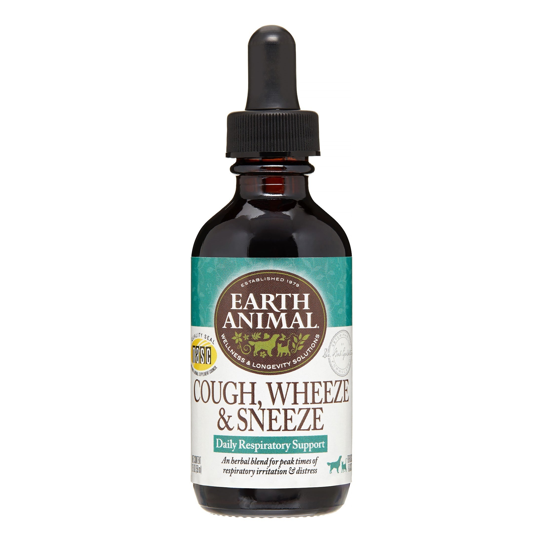 Earth Animal Dog Cough and Wheeze - 2 Oz