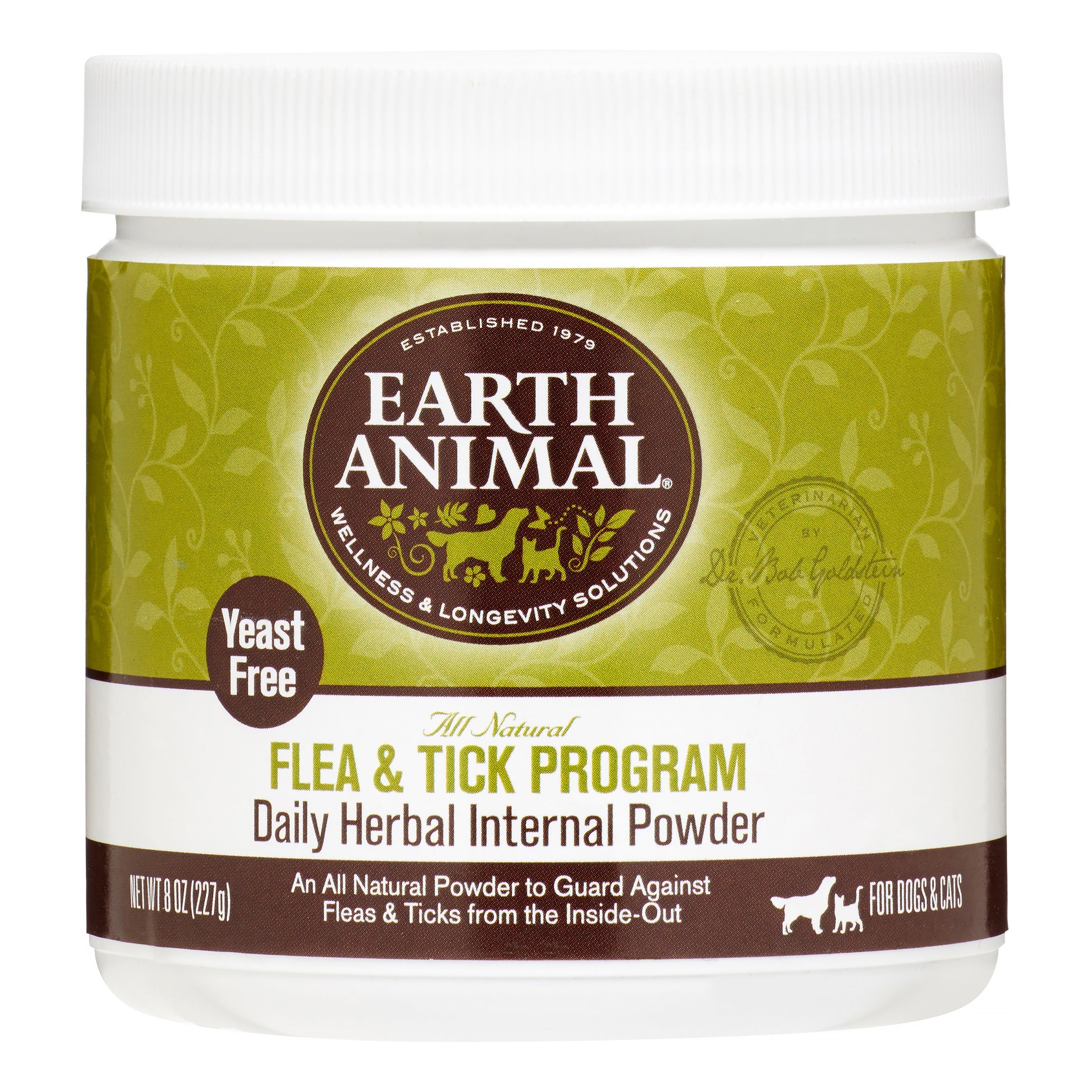 Earth Animal Dog Internal Powder Yeast - 8 Oz