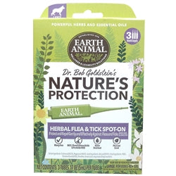 Earth Animal Dog Nature's Protection SPOT Flea and Tick - Large