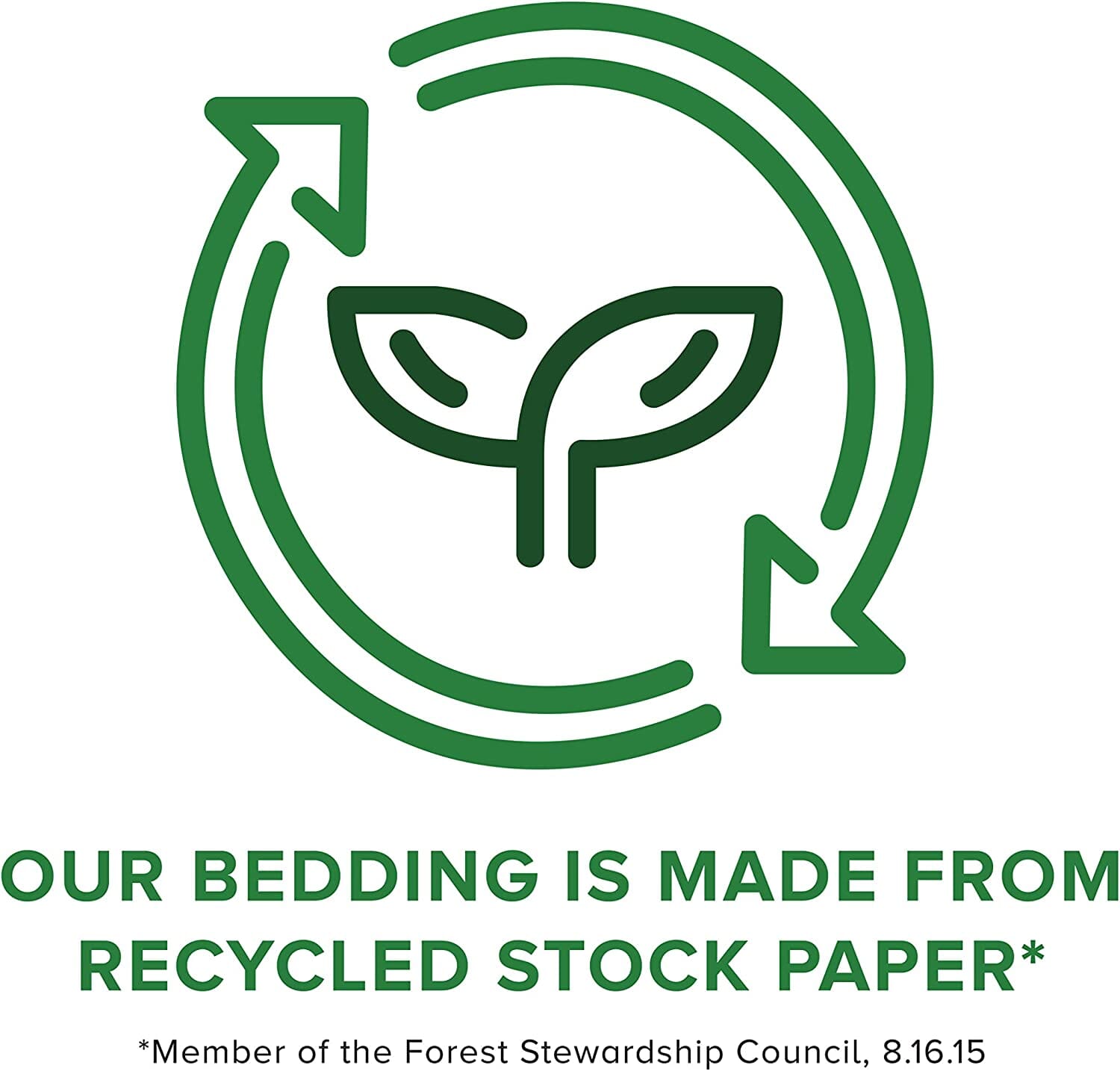 Eco Bedding with Odor Control - Brown - 4.5 Lbs