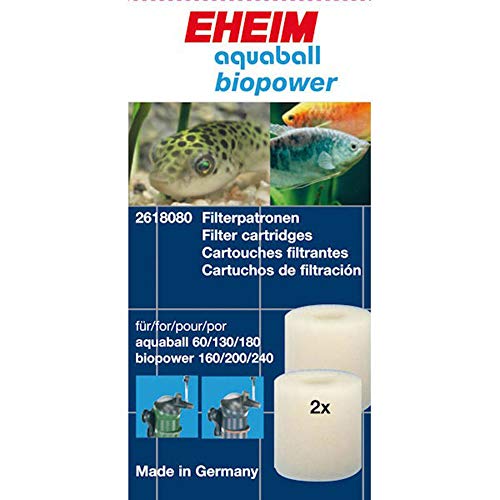EHEIM - Cartouches Filtrantes pour Filtre Aquaball 60/130/180