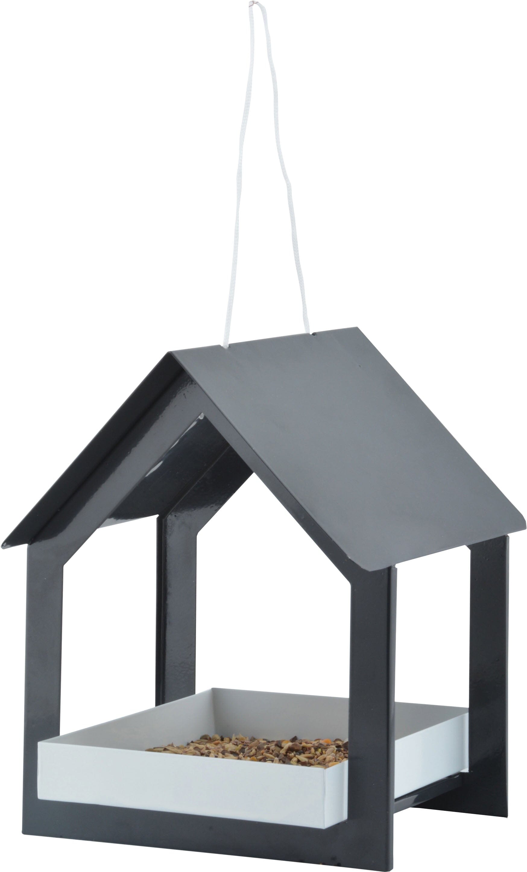 Esschert Design Anthracite Hanging House Wild Bird Feeder -