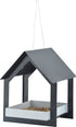 Esschert Design Anthracite Hanging House Wild Bird Feeder -